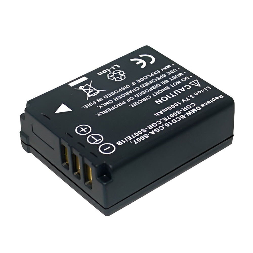Panasonic CGA-S007 Digital Camera Battery for Panasonic Lumix DMC