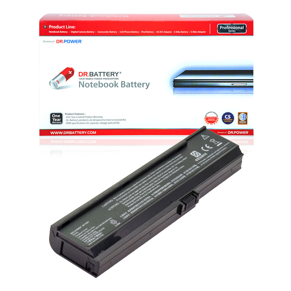 CGR-B/6H5 Battery for Acer Aspire 3680 3050 3030 5050 5570 3040 3200 3600 5030 5500 5580 TravelMate 2480 3210 3220 3260 3270 Series Laptop BATEFL50L6C40 LIP6220QUPC 3UR18650Y-2-QC261 4UR18650Y-QC271 [11.1V] Compatible Battery