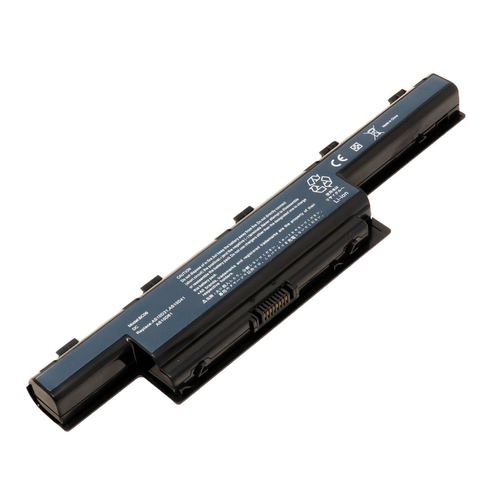 BT.00603.111 BT.00603.124 BT.00605.072 Acer Aspire 5733 5742 4551 4741 7750 7760 V3-571 E1-531 E1-571 TravelMate P643-M P653-M AS10D31 AS10D51 AS10D81 AS10D41 AS10D75 [10.8V] Battery