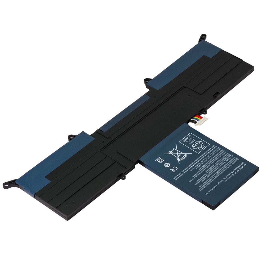 Front view of compatible laptop battery for Acer Aspire S3-951 AP11D3F AP11D4F