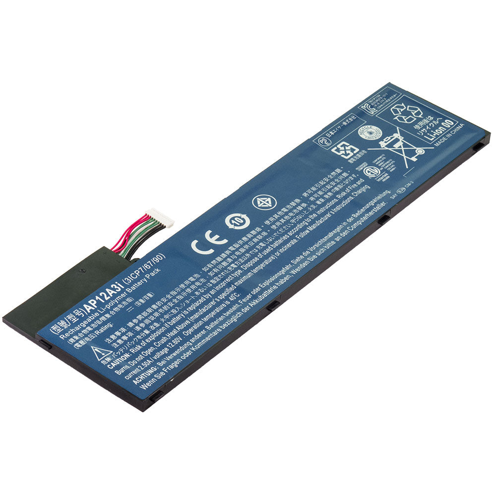 Front view of compatible laptop battery label for Acer TravelMate X483 X483G