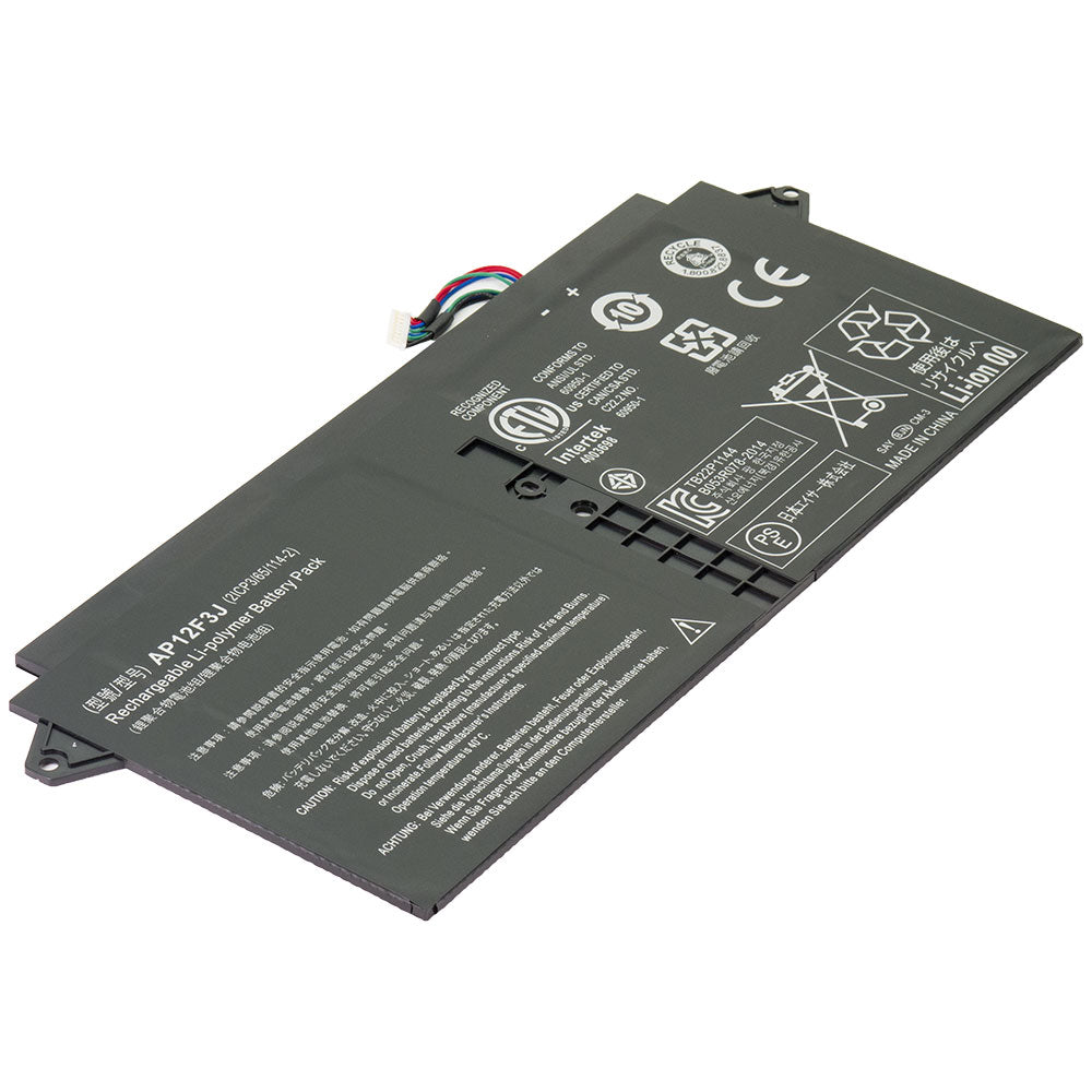 Acer Aspire S7-391-6810 S7-391-6822 S7-391-9492 S7-391-6413 S7-391 S7-392 S7-393 Series Laptop Battery AP12F3J 2ICP3/65/114-2 [7.4V] Compatible Battery