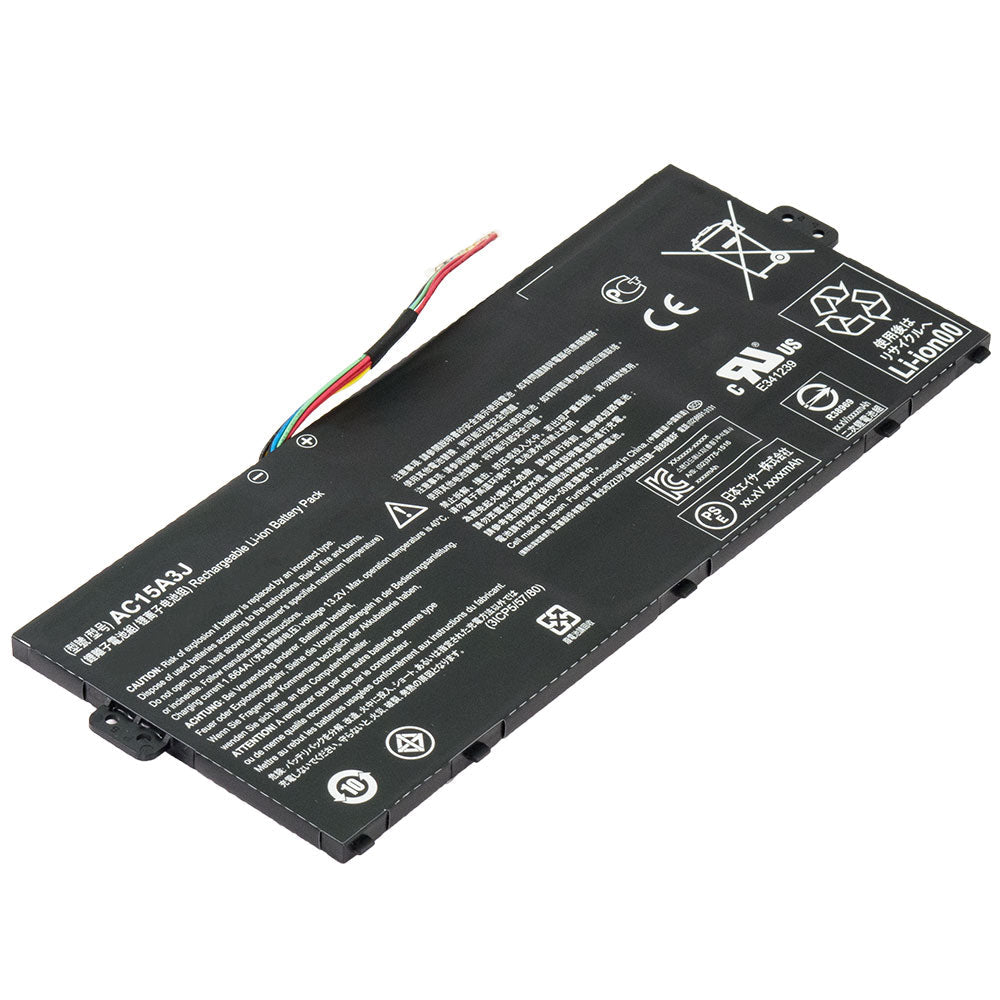 Acer Chromebook 11 C735 C735T Series laptop Battery AC15A3J KT.00303.017 AC15A8J [10.8V/11.4V] Compatible Battery