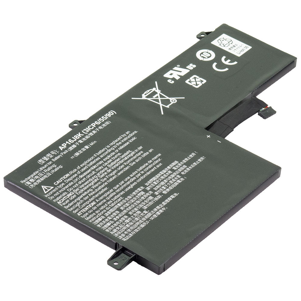 Acer Chromebook 11 N7 C731T-C0X8 C731 Series Acer Chromebook 11 C731 C731T Series Laptop AP16J8K KT.0030G.015 3ICP6/55/90 [11.1V] Compatible Battery