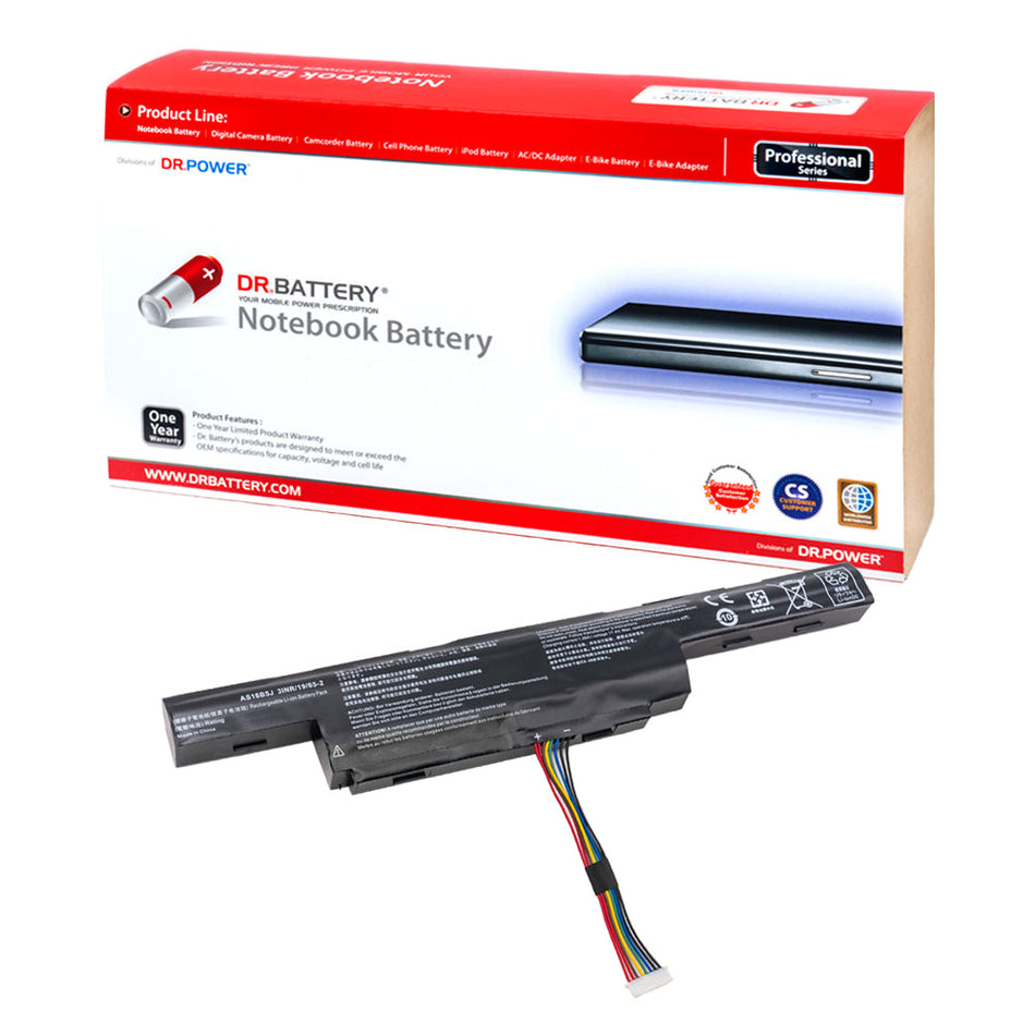 Acer Aspire E15 E5-575 E5-575G Series Laptop Battery AS16B5J AS16B8J [10.8V/10.95V] Compatible Battery