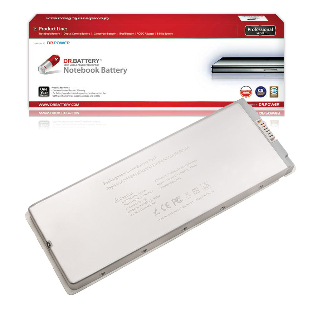 Apple A1181 A1185 MacBook 13 inch Mid 2006 Late 2006 Mid 2007 Late 2007 Early 2008 Early 2009 Mid 2009 [10.8V / 60Wh] Laptop Battery Replacement