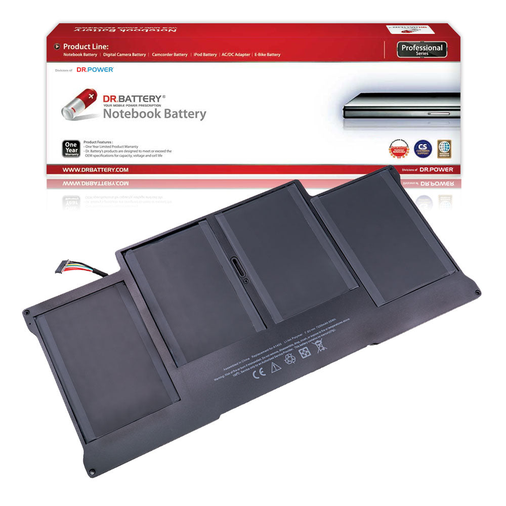 A1369 A1496 A1377 Battery for Apple MacBook Air 13 inch Late 2010 Mid 2011 Mid 2012 Mid 2013 Early 2014 Early 2015 2017 Model A1466 A1405 661-7474 [7.6V] Battery Replacement