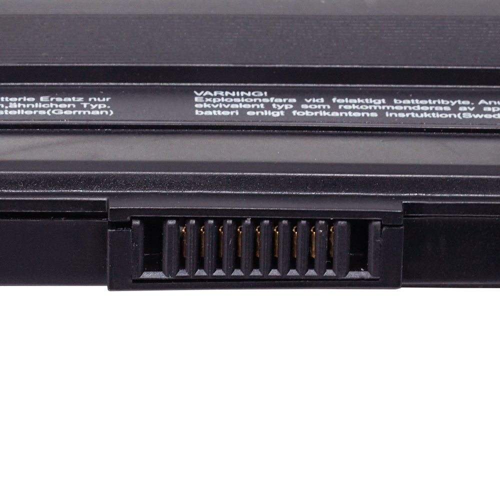 Back view of compatible laptop battery for Asus UL30VT UL80J UL30 UL80 UL30AT UL30JT