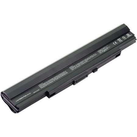 Front view of compatible laptop battery label for Asus UL30VT UL80J UL30 UL80 UL30AT UL30JT