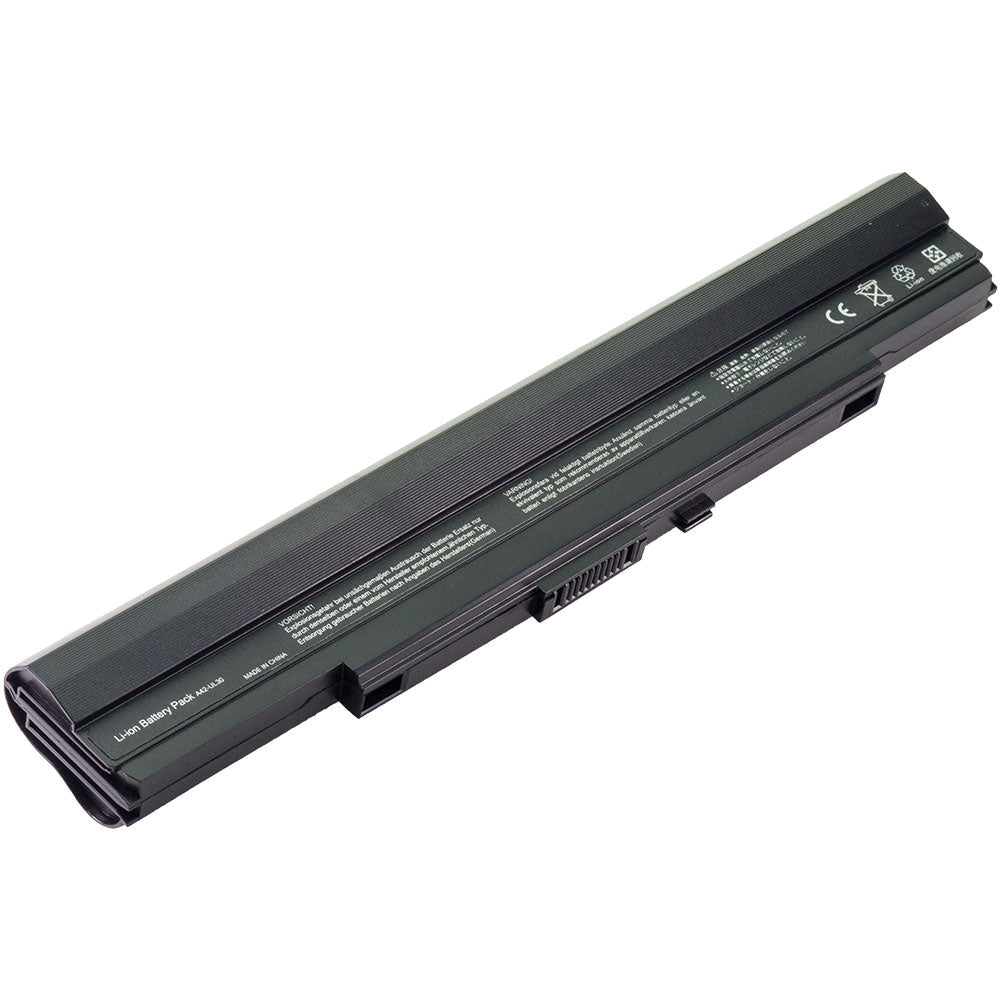 Front view of compatible laptop battery label for Asus UL50V UL50 UL50A UL50AG UL50AT UL50VF UL50VG