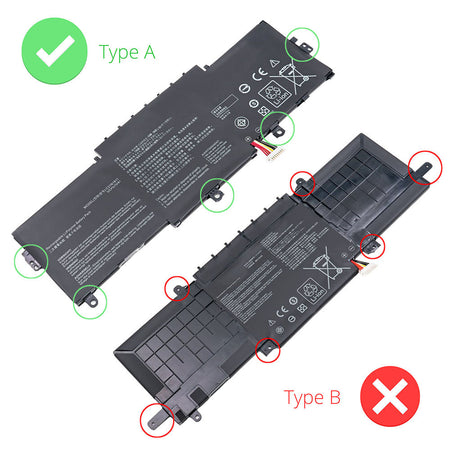 Asus ZenBook 14 UX433F UX433 UX433FA UX433FN UX433FQ Series Laptop Battery C31N1811 C31PNJ5 C31POJ5 0B200-03080000 [11.55V] Compatible Battery