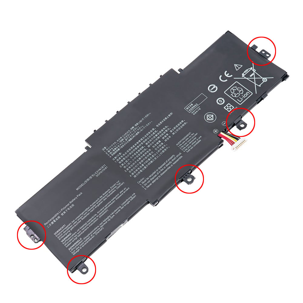 Asus ZenBook 14 UX433F UX433 UX433FA UX433FN UX433FQ Series Laptop Battery C31N1811 C31PNJ5 C31POJ5 0B200-03080000 [11.55V] Compatible Battery