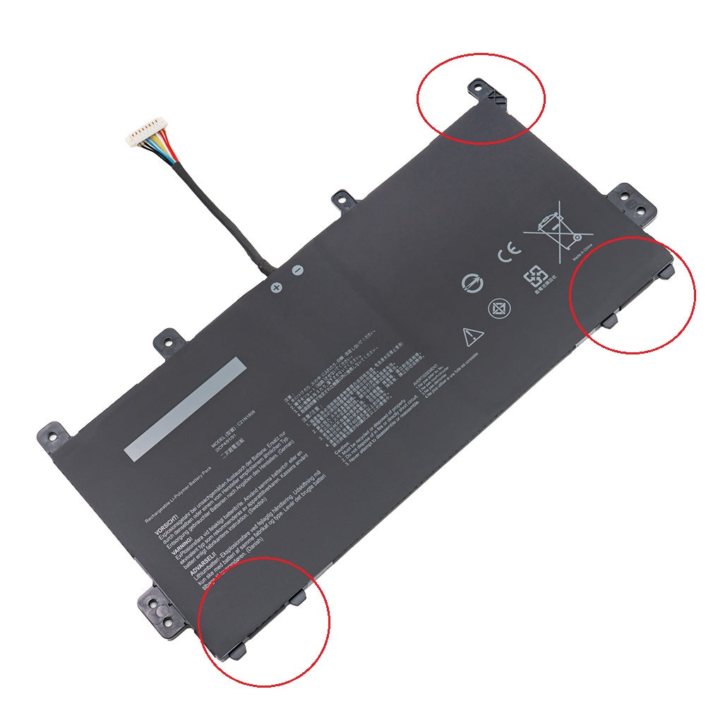 Asus Chromebook C523NA Series Laptop Battery C21N1808 C21PQCH 0B200-03130000 0B200-03060000 [7.7V] Compatible Battery