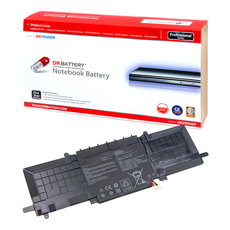 Asus ZenBook 13 BX333FN RX333FA RX333FN U3300FN Series Laptop Battery C31N1815 0B200-03150000 3ICP5/70/81 [11.55V] Compatible Battery