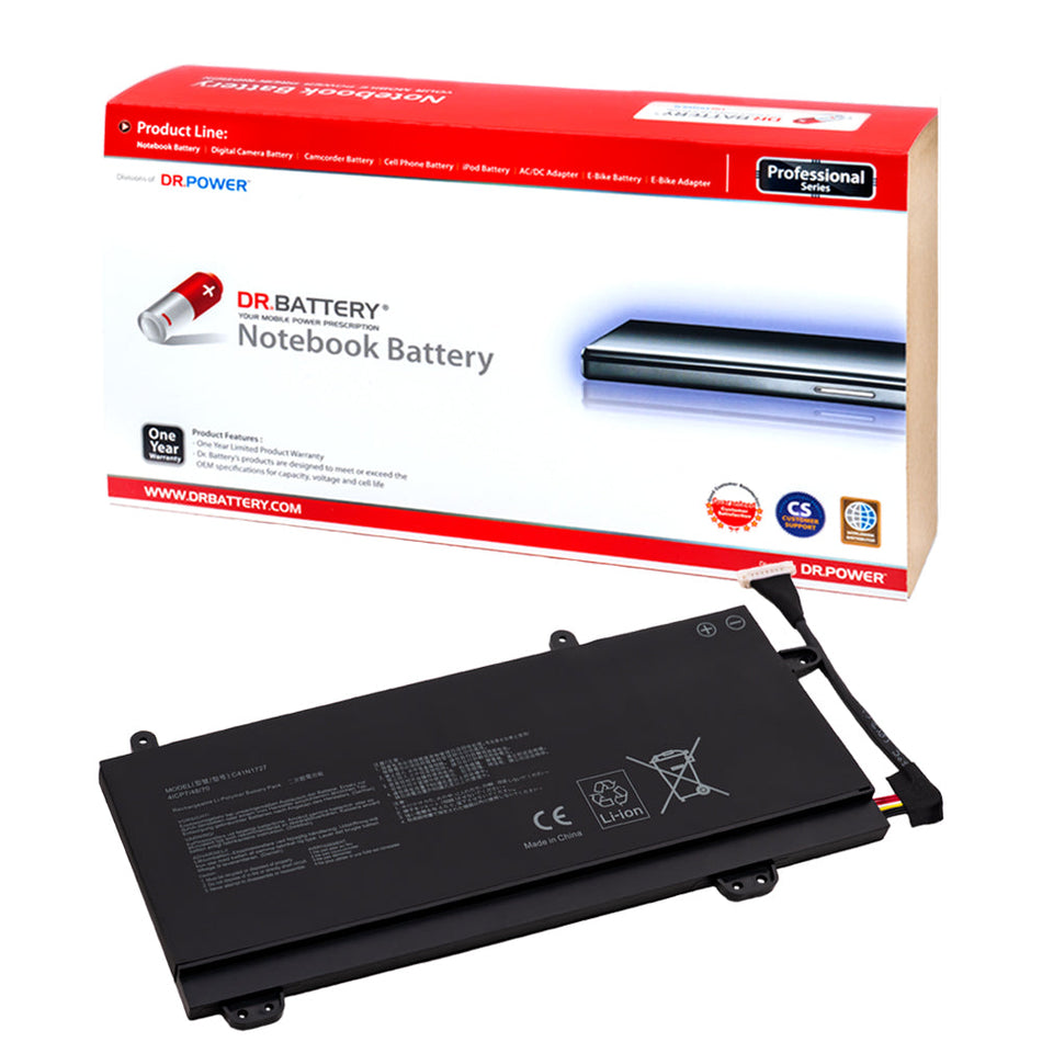 Asus GM501GM GM501GS Series Laptop Battery C41N1727 0B200-02900000 4ICP7/48/70 [15.4V] Compatible Battery