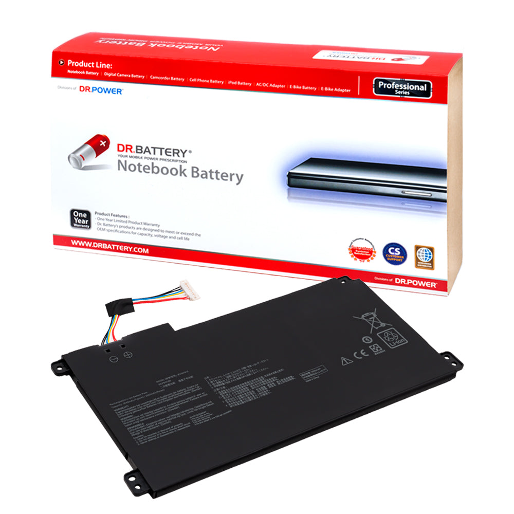 C31N1912 Battery for Asus VivoBook 14 E410MA L410MA Series Asus VivoBook E410KA E510KA E510MA F414MA L510MA R522MA Series Laptop B31N1912 0B200-03680000 0B200-03680100 0B200-03680200 [11.55V] Compatible Battery