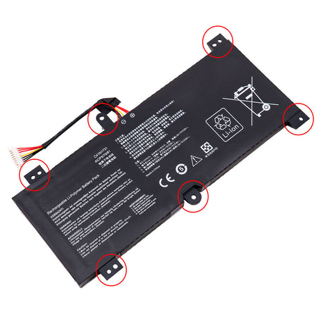 Asus ROG Strix GL504G GL504GM GL504GS GL504GW Series C41N1731 0B200-02940000 4CIP5/70/81 [15.4V] Compatible Battery