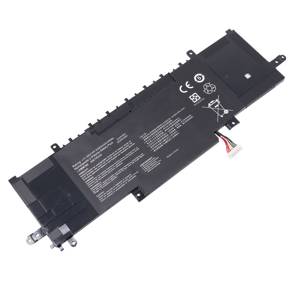 0B200-03420300 0B200-03830000 Battery for Asus ZenBook 14 UM433 UM434 UX433 UX434 UX463 ZenBook 13 UM433 UM434 UX333 UX334 UX433 ZenBook Edition 30 UX334F ZenBook Flip 14 UX463F ZenBook Q427 Series C31N1841 [15.4V/15.55V] Compatible Battery