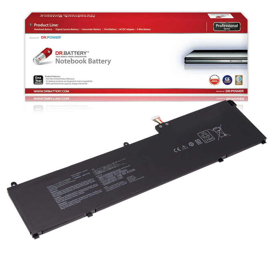 Asus ZenBook Flip 15 Q528E Q528 Q528EH Series Laptop Battery C32N2002 0B200-03660200 0B200-03770000 [11.55V] Compatible Battery