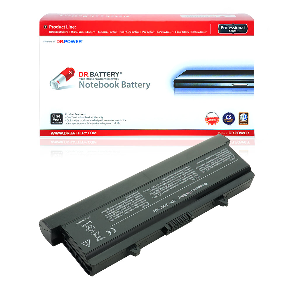 Dell Inspiron 1525 1526 1545 1546 1440 1750 Laptop Battery X284G M911G PP29L PP41L GW240 M911 RN873 GP952 RU586 C601H G617H XR697 312-0844 312-0625 [11.1V] Battery Replacement
