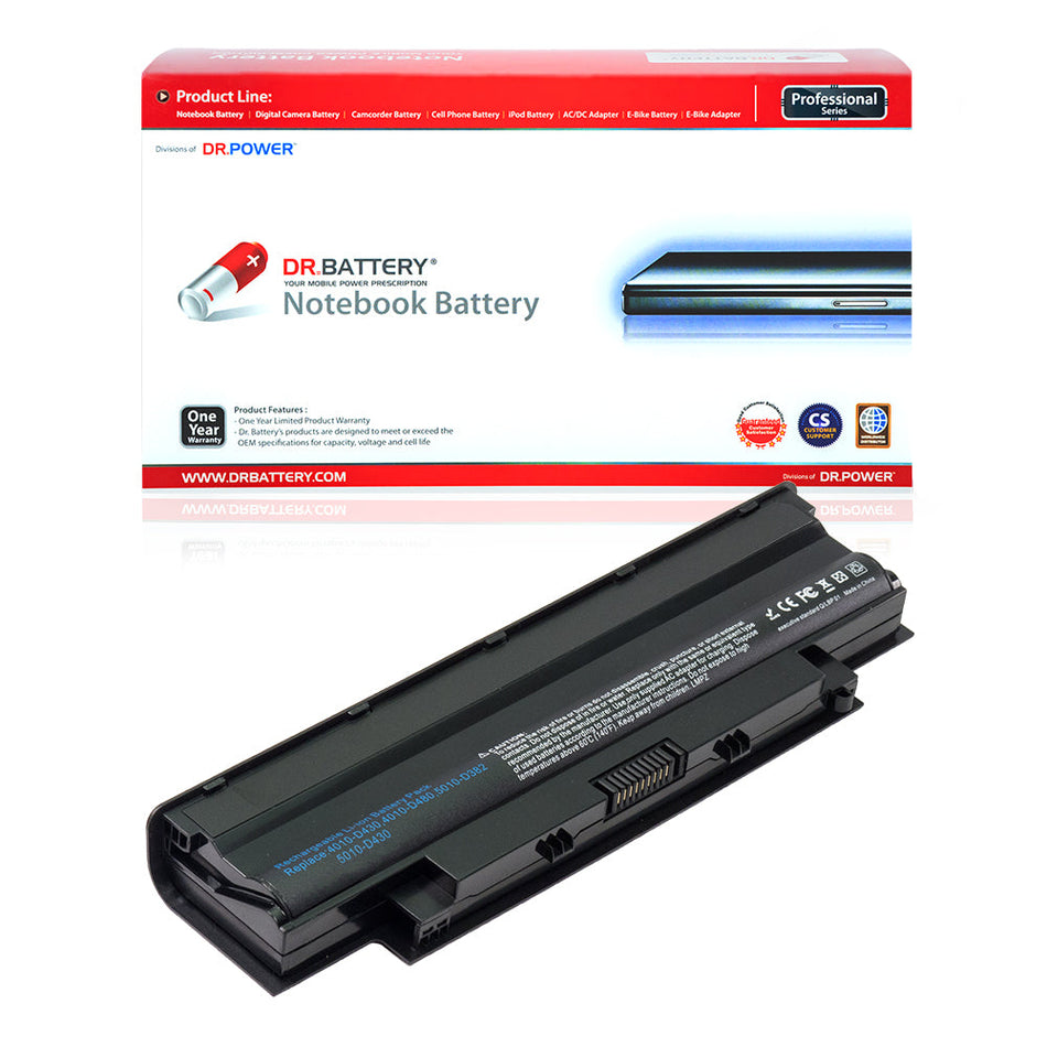 Dell Inspiron N5050 15R N5010 14R N4010 N5110 N5030 M5030 N4110 N7110 N4050 Vostro 1540 3750 3550 Laptop Battery J1KND 08NH55 04YRJH 9T48V [11.1V] Battery Replacement