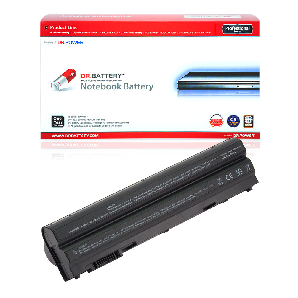 M5Y0X PRV1Y Battery for Dell Latitude E5530 E6420 E6520 E6430 E5430 E6530 E5420 Inspiron 6420 5420 6430 7420 5520 Vostro 3560 3460 Precision M2800 Series Laptop T54FJ 312-1324 T54F3 312-1325 312-1163 Compatible Battery