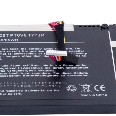 Dell Alienware M11x M11xR1 M11xR2 M11xR3 Series Laptop Battery PT6V8 0T7YJR 0PT6V8 T7YJR 8P6X6 T7YJ DKK25 312-0984 [14.8V] Compatible Battery