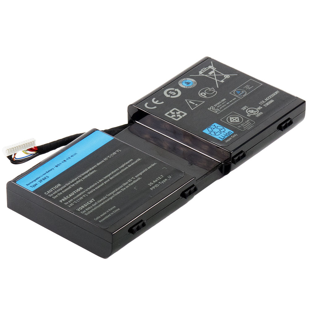 Dell Alienware 17 R1 M17x R5 Series Laptop Battery 2F8K3 KJ2PX G33TT 02F8K3 0G33TT 0KJ2PX 451-BBCB [14.8V] Compatible Battery