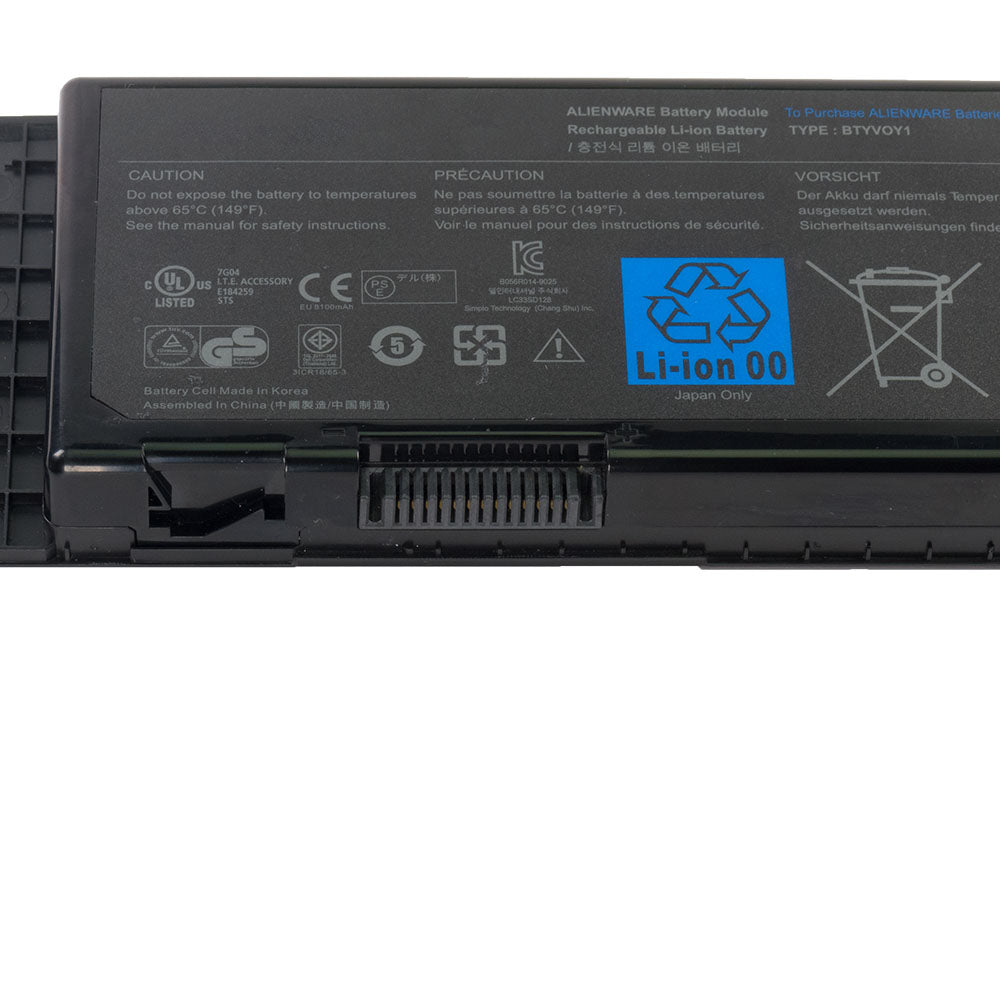 Dell Alienware M17x R3 Series Laptop Battery BTYVOY1 7XC9N C0C5M 318-0397 451-11817 [11.1V] Compatible Battery