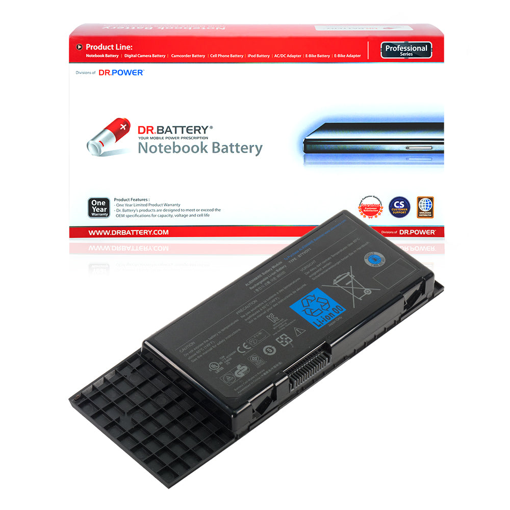 Dell Alienware M17x R3 Series Laptop Battery BTYVOY1 7XC9N C0C5M 318-0397 451-11817 [11.1V] Compatible Battery