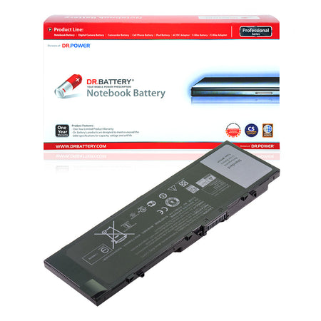 Dell Precision 15 7510 7520 Series Laptop Battery MFKVP T05W1 GR5D3 0MFKVP M28DH 1G9VM [11.4V] Compatible Battery