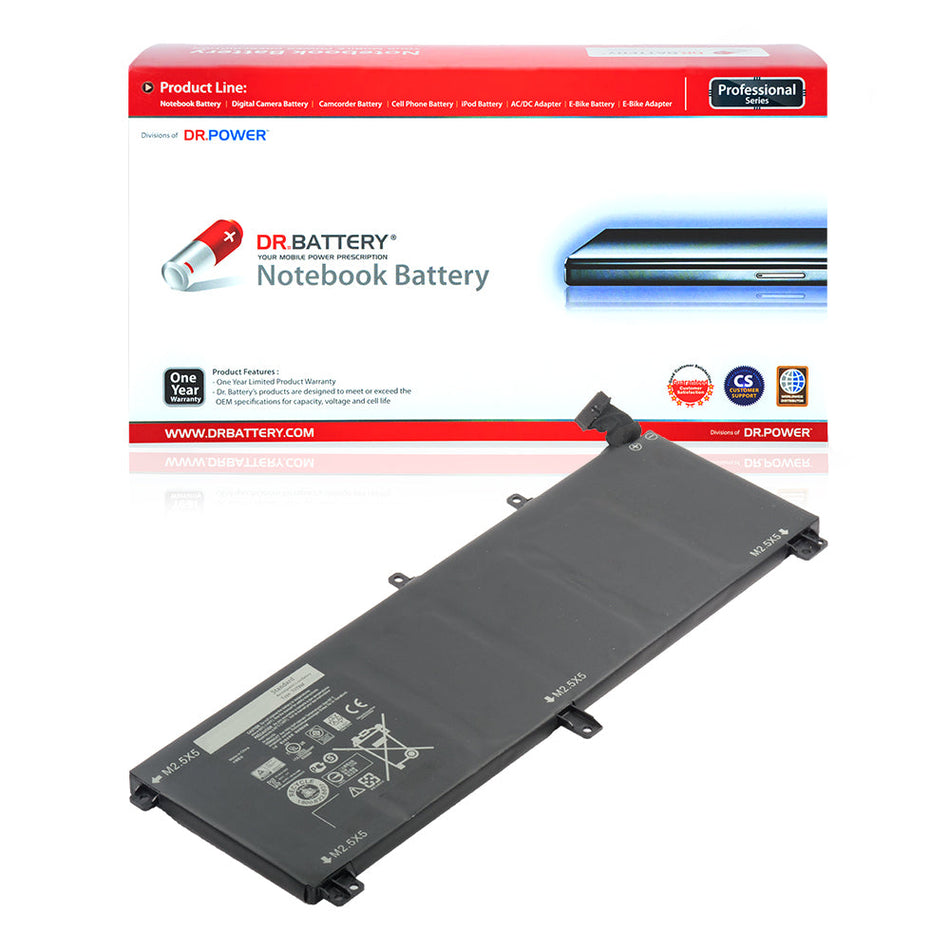 Dell XPS 15 9530 9535 Series Laptop Battery T0TRM 7D1WJ 245RR 0H76MY H76MV Y758W [11.1V] Compatible Battery