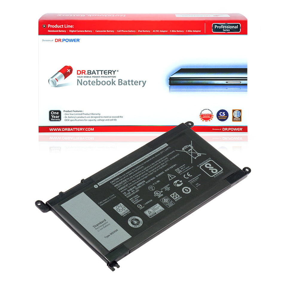 P69G001 9W9MX Battery for Inspiron 13 7378 5378 5379 Inspiron 15 5570 5567 5568 Inspiron 17 5770 5767 3780 Dell Latitude 3180 3190 3390 3480 Series Laptop CYMGM FC92N WDX0R P69G P58F P58F001 Y3F7Y FW8KR P70F WDXOR [11.4V] Compatible Battery