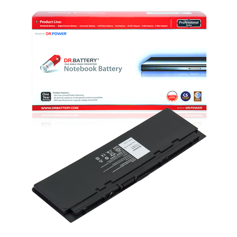 WD52H GVD76 Battery for Dell Latitude E7240 E7250 Laptop HJ8KP KWFFN 0W57CV VFV59 451-BBFX F3G33 0J31N7 [7.4V/11.1V] Compatible Battery