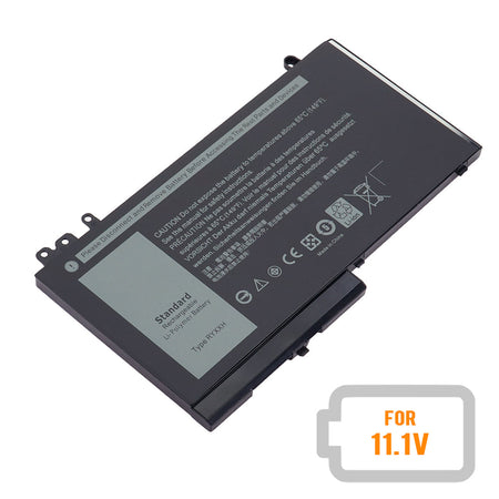 Dell Latitude 12 5000 E5250 Series Laptop Battery RYXXH 9P4D2 R5MD0 YD8XC 5TFCY VVXTW VY9ND 0RYXXH 0VY9ND [11.1V] Compatible Battery