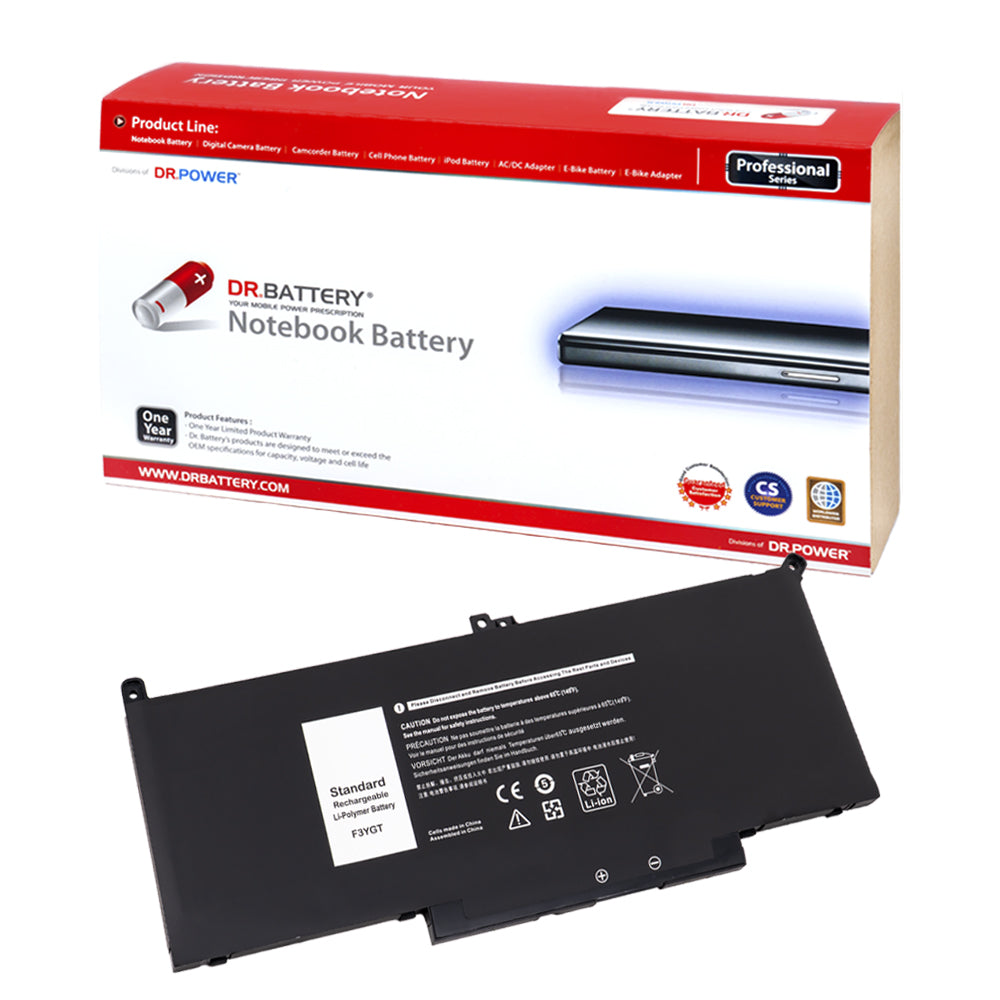Dell Latitude 13 7390 Series Laptop Battery [7.6V] 5800mAh / 44Wh Compatible Battery