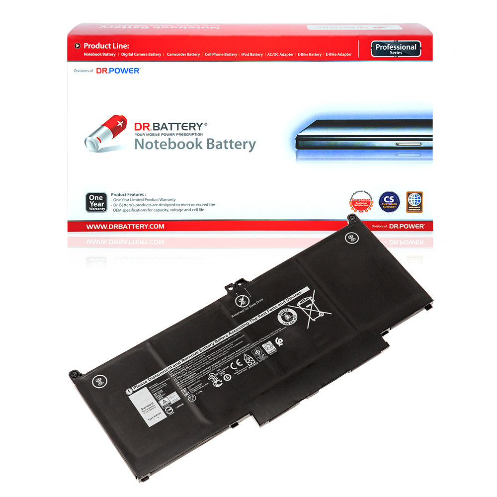 5VC2M 05VC2M Battery for Dell Latitude 5300 5310 7300 7400 Latitude E5300 E5310 E7300 E7400 Inspiron 7300 7306 Series Laptop MXV9V 829MX 0829MX P96G P97G P99G P100G [7.6V] Compatible Battery