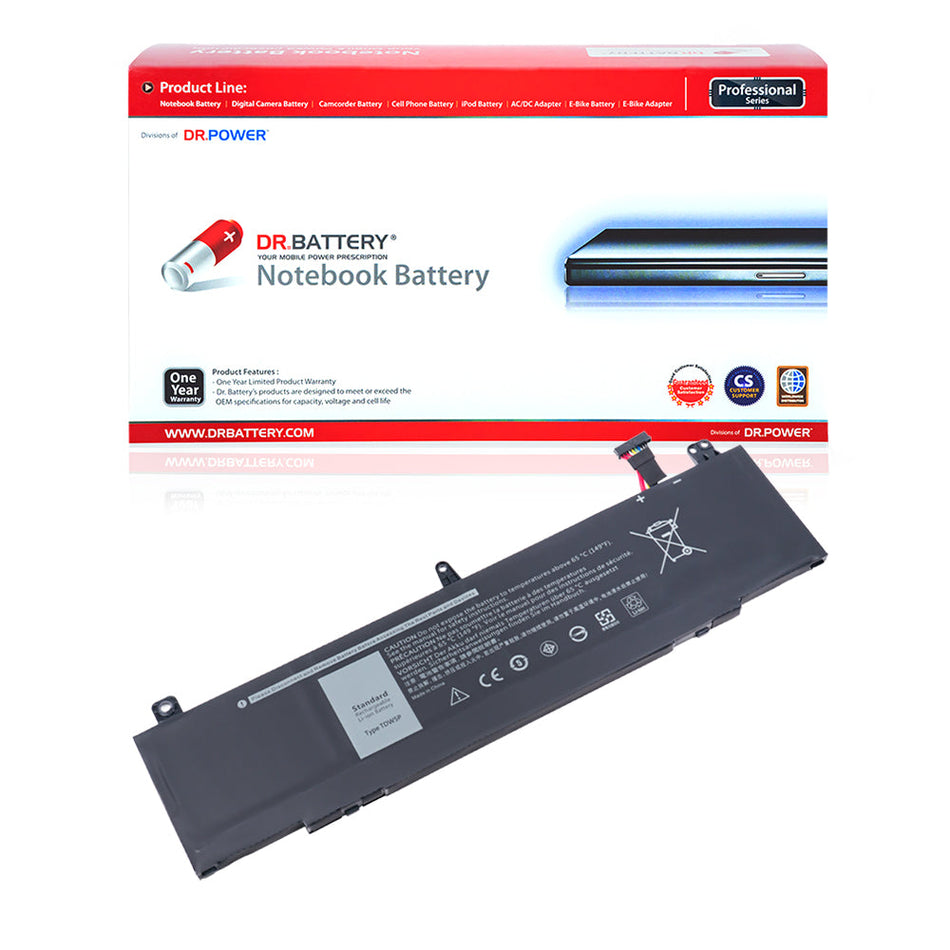 V9XD7 Battery for Dell Alienware 13 R3 Series Dell Alienware 13 ALW13C ALW13CR ALW13ED Series Dell P81G P81G001 Series Laptop TDW5P 4RRR3 JFWX7 04RRR3 0V9XD7 0JFWX7 [15.2V] Compatible Battery