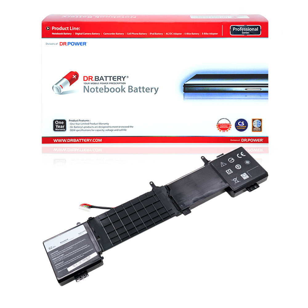 Dell Alienware 17 R2 Series Laptop Battery 6JHCY 6JHDV 5046J YKWXX 06JHDV 05046J [14.8V] Compatible Battery