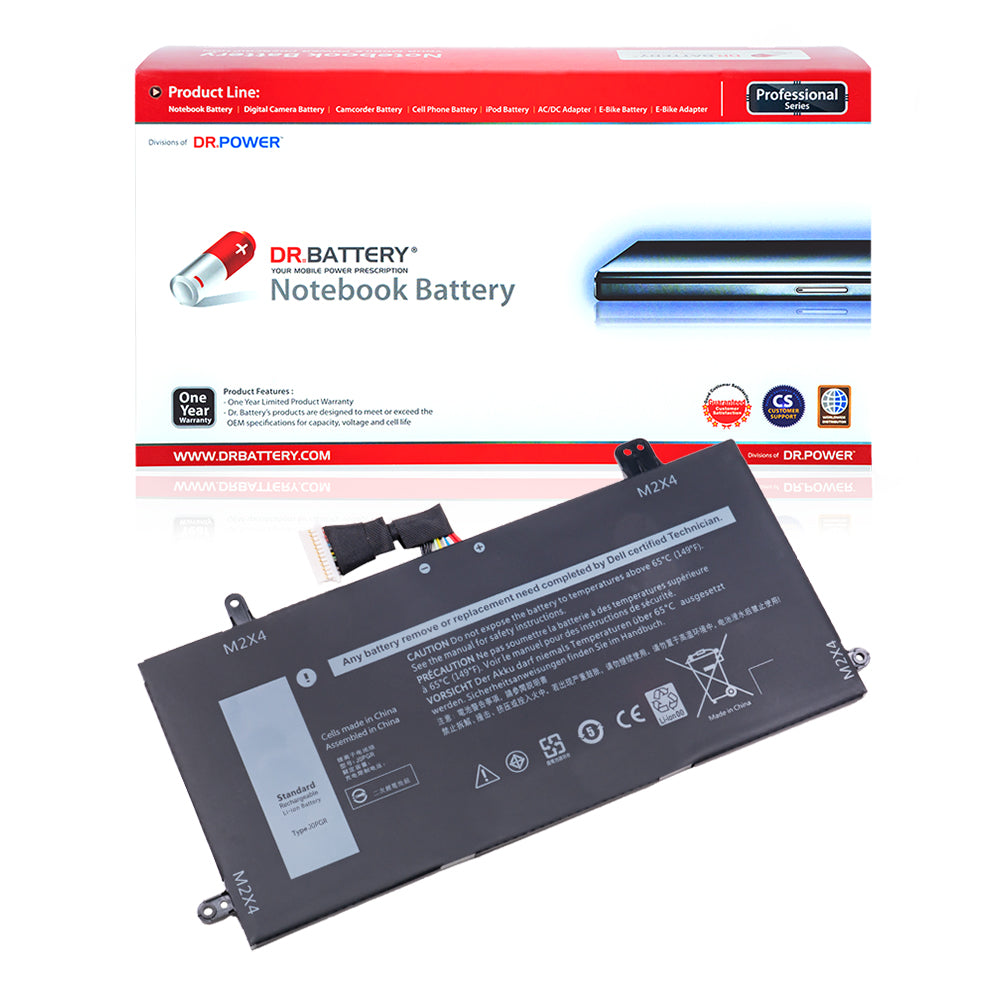 Dell Latitude 12 5290 2-in-1 Series Laptop Battery J0PGR FTH6F X16TW 1WND8 0FTH6F JOPGR 0X16TW [7.6V] Compatible Battery