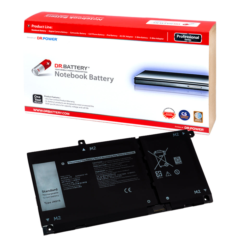 Dell Inspiron 5300 5301 5401 5402 5408 5409 5501 5502 5508 5509 Series Laptop Battery JK6Y6 CF5RH C5KG6 5NDNH [11.25V/11.4V] Compatible Battery