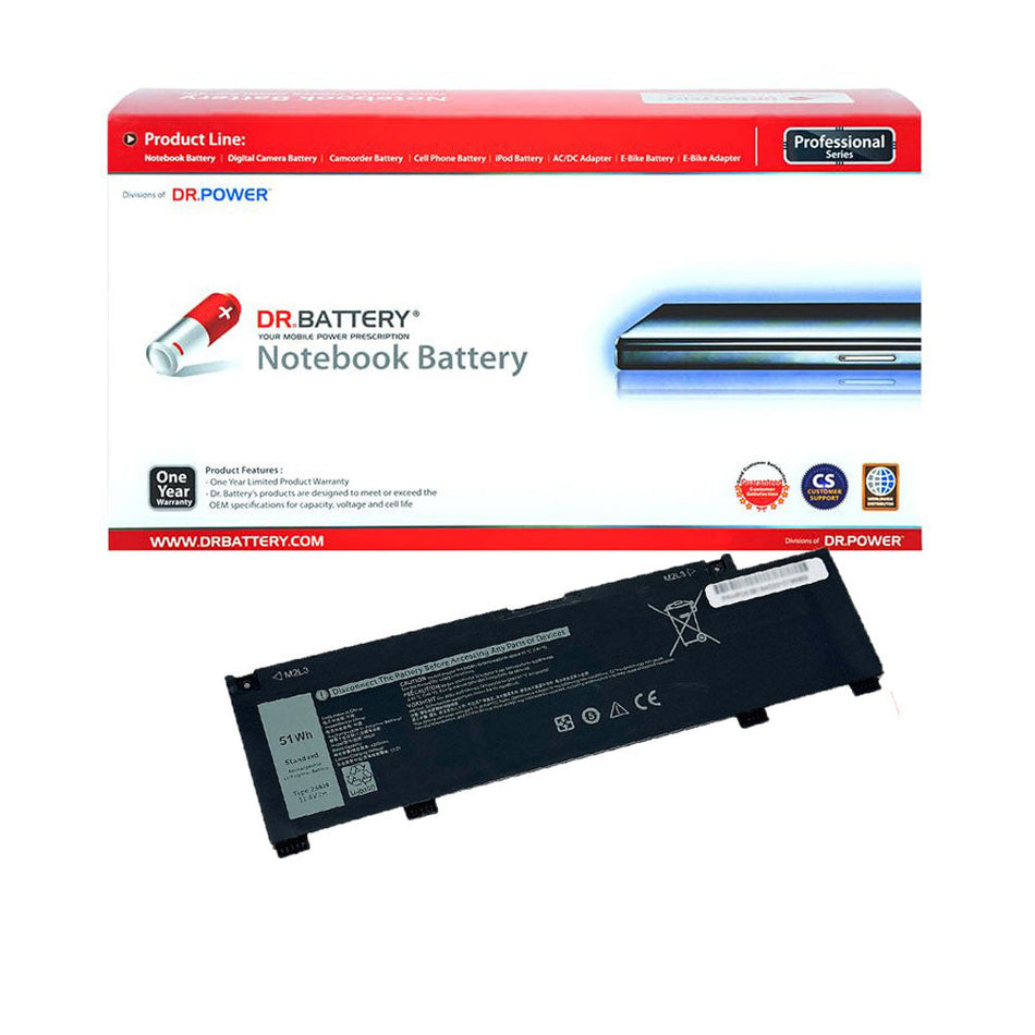 M4GWP Battery for Dell G3 15 3500 3590 3790 Series Dell G5 15 5500 5505 Series Dell Inspiron 5490 5491 5493 5498 5590 5591 5593 5598 Series Dell P89F P89F001 P89F002 P89F003 P89F004 Series Laptop 266J9 0415CG C9VNH 0PN1VN [11.4V] Compatible Battery
