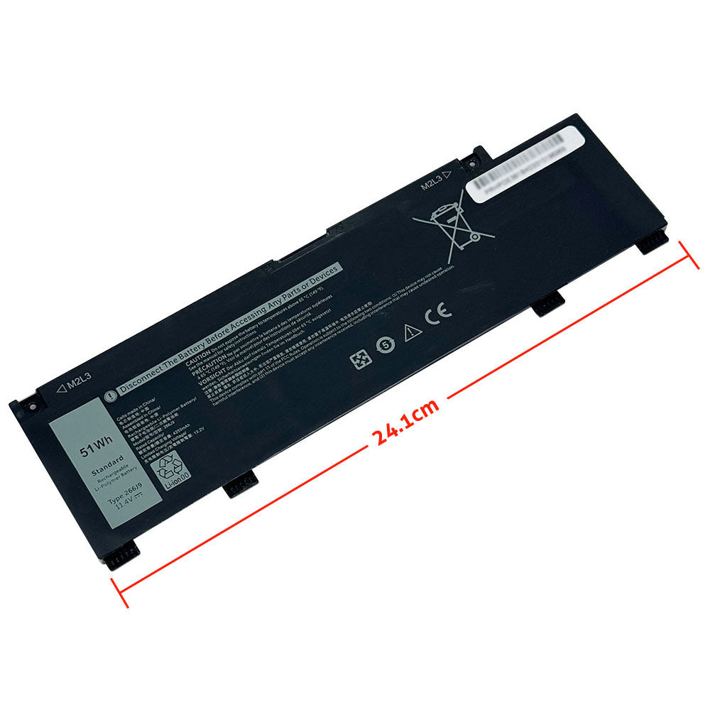 M4GWP Battery for Dell G3 15 3500 3590 3790 Series Dell G5 15 5500 5505 Series Dell Inspiron 5490 5491 5493 5498 5590 5591 5593 5598 Series Dell P89F P89F001 P89F002 P89F003 P89F004 Series Laptop 266J9 0415CG C9VNH 0PN1VN [11.4V] Compatible Battery