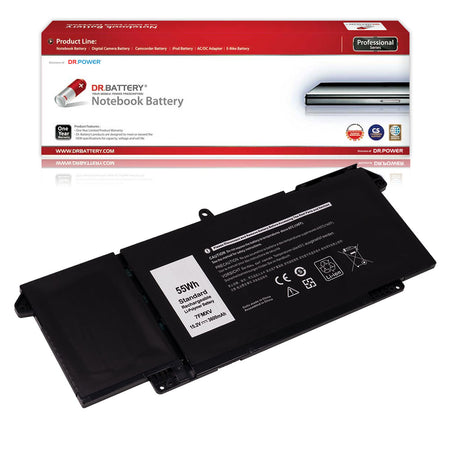 7FMXV Battery for Dell Latitude 5320 7320 7420 7520 Latitude 5320 2-in-1 Latitude 7320 2-in-1 Latitude 7420 2-in-1 Series 0TN2GY TN2GY 9JM71 4M1JN 1PP63 HDGJ8 MHR4G [15.2V] Laptop Battery Replacement