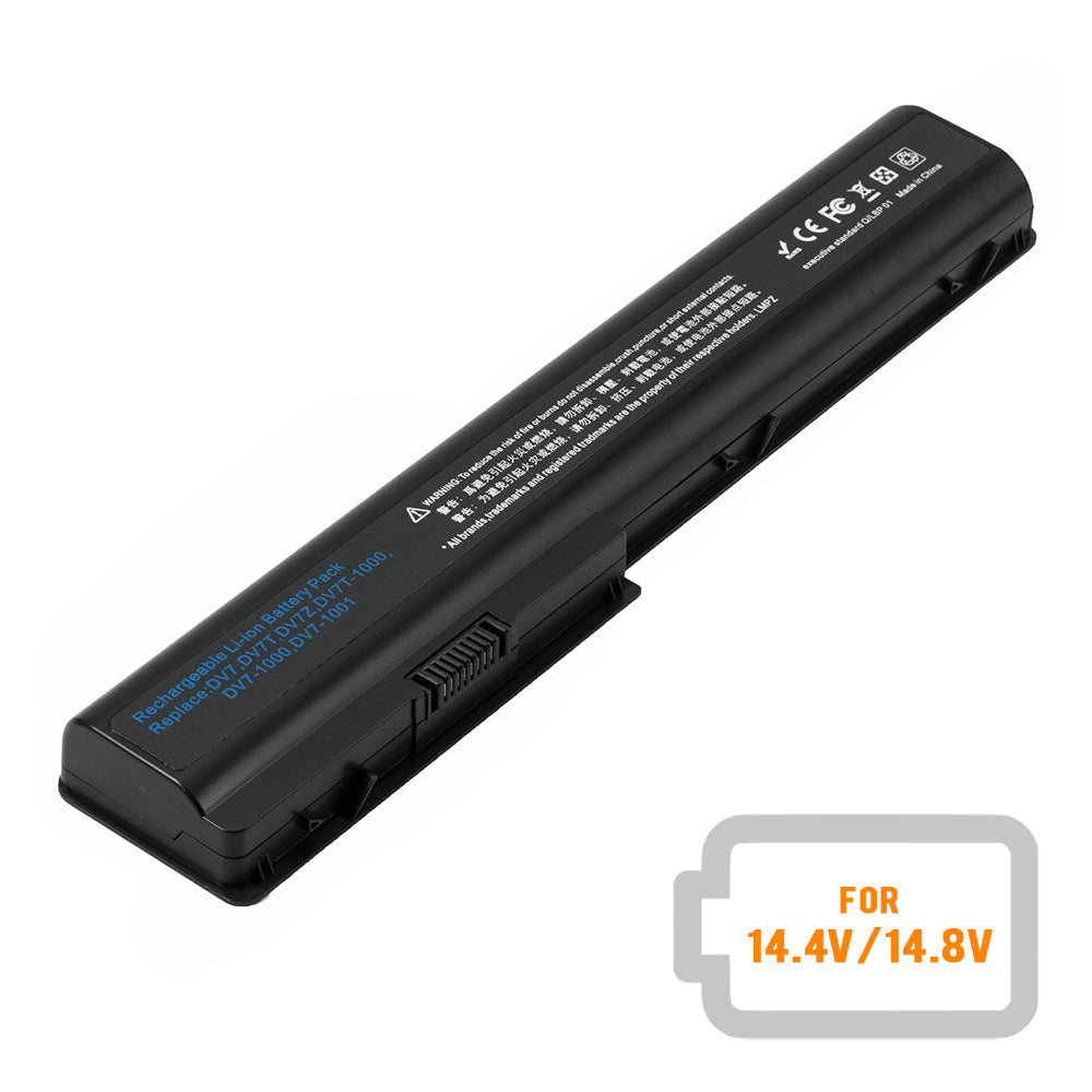HP GA04 GA06 GA08 464059-142 Pavilion DV7 DV8 DV7T DV8T 480385-001 HSTNN-IB75 HSTNN-C50C 516355-001 HSTNN-DB75 534116-291 486766-001 [14.4V] Battery Replacement