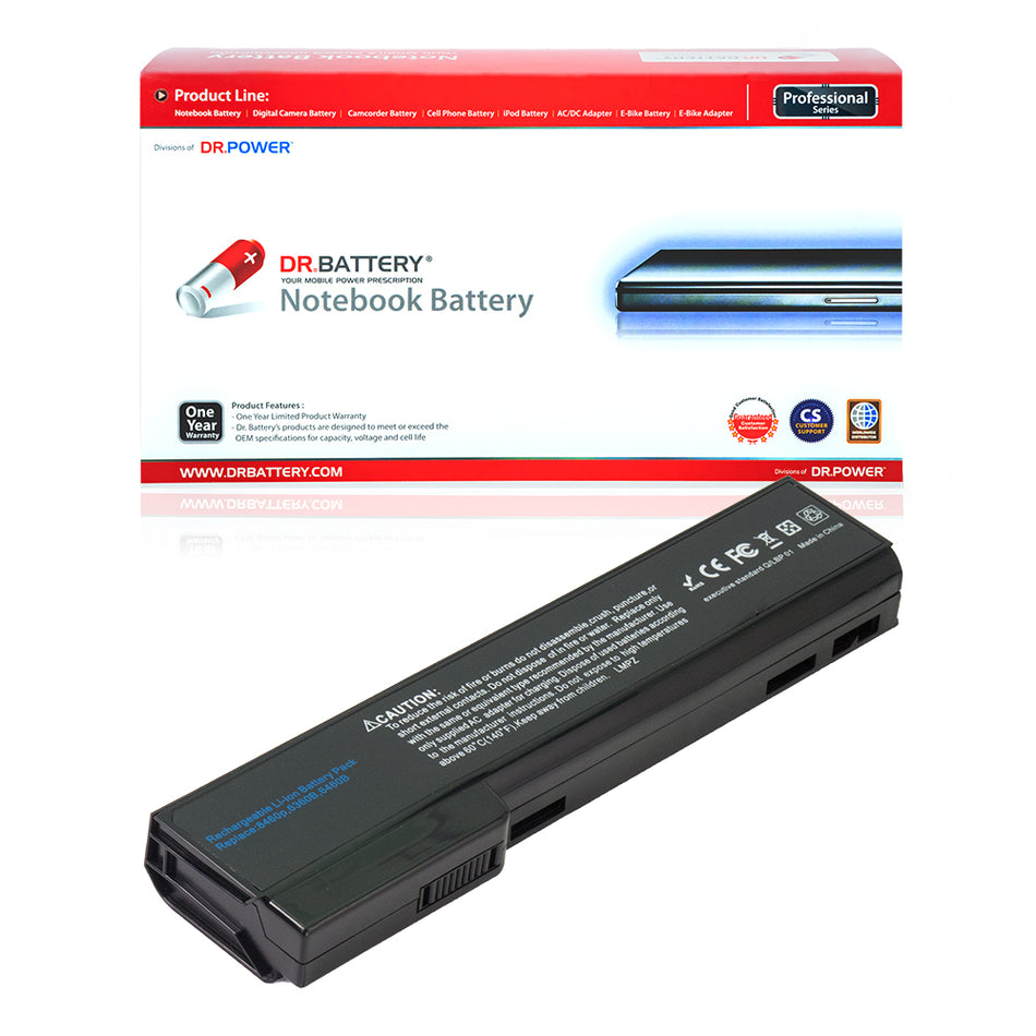 HP 628666-001 ProBook 8460p 8470P 6360B 6460b 6560b 6470b 6465b 6565b CC06 CC06XL 628668-001 HSTNN-LB2F HSTNN-LB2G HSTNN-LB2H [10.8V / 48Wh] Laptop Battery Replacement