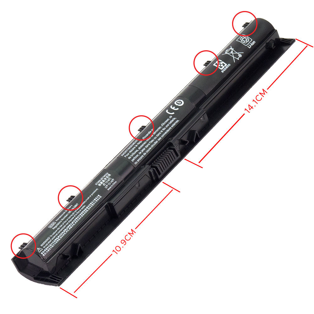 HP 800010-421 TPN-Q158 TPN-159 Pavilion 14 15 17 800049-001 KI04 HSTNN-LB6R TPN-Q160 TPN-Q161 TPN-Q162 HSTNN-DB6T HSTNN-LB6S [14.8 V] Battery Replacement