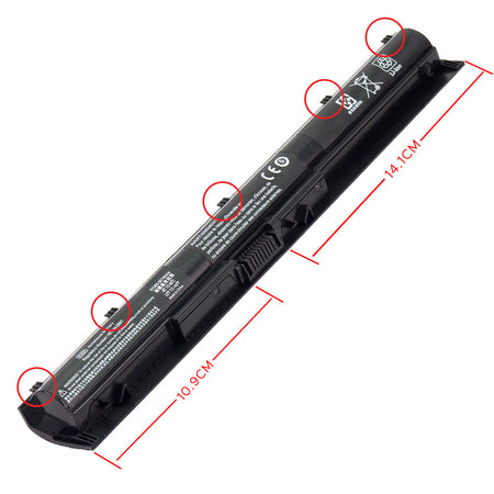 HP 800010-421 TPN-Q158 TPN-159 Pavilion 14 15 17 800049-001 KI04 HSTNN-LB6R TPN-Q160 TPN-Q161 TPN-Q162 HSTNN-DB6T HSTNN-LB6S [14.8 V] Battery Replacement
