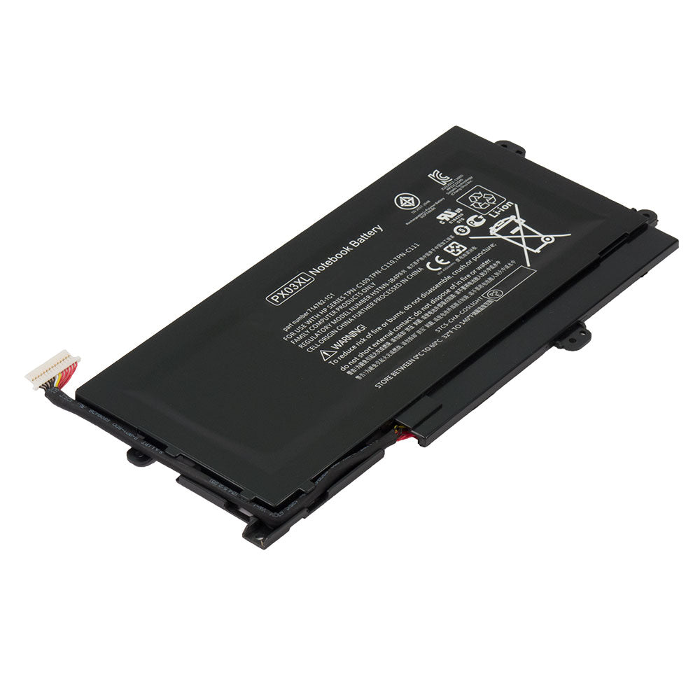 714762-1C1 Battery for HP Envy TouchSmart M6-K000 M6-K100 Series HP Envy TouchSmart 14-K000 14-K100 14T-K000 14T-K100 Series Laptop 715050-001 PX03XL HSTNN-LB4P 714762-422 TPN-C111 TPN-C109 TPN-C110 [11.1V] Compatible Battery