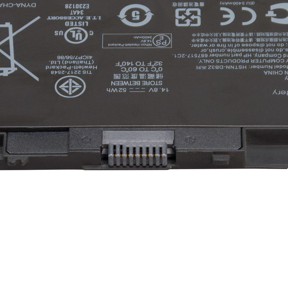 68757-2C1 Battery for HP EliteBook Folio 9480m 9470m 9470 Series Laptop BT04XL MA02025XL BT04 BA06 H4Q47AA 721895-421 HSTNN-DB3Z [14.8V] Compatible Battery